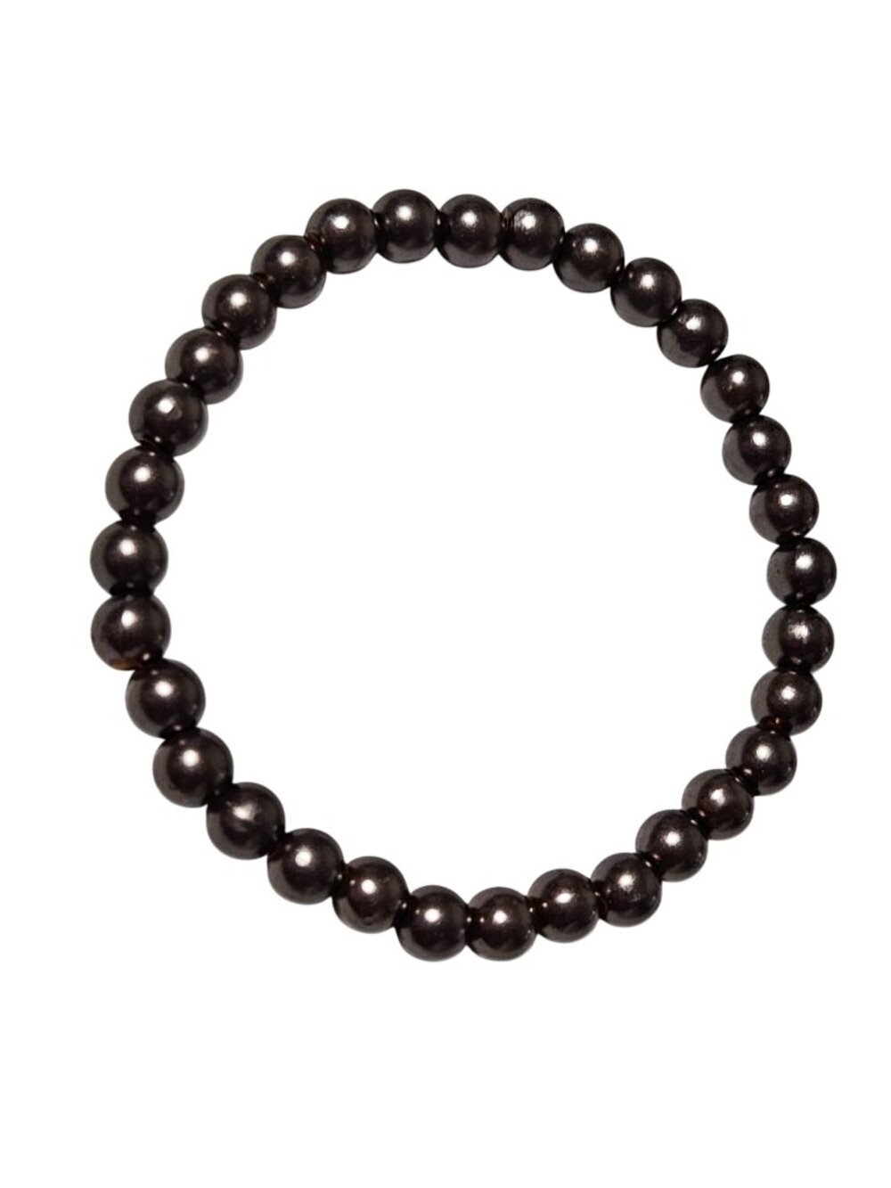 Black Magnetic Hematite Bead Bracelet Health Healing Jewelry Stretch Unisex